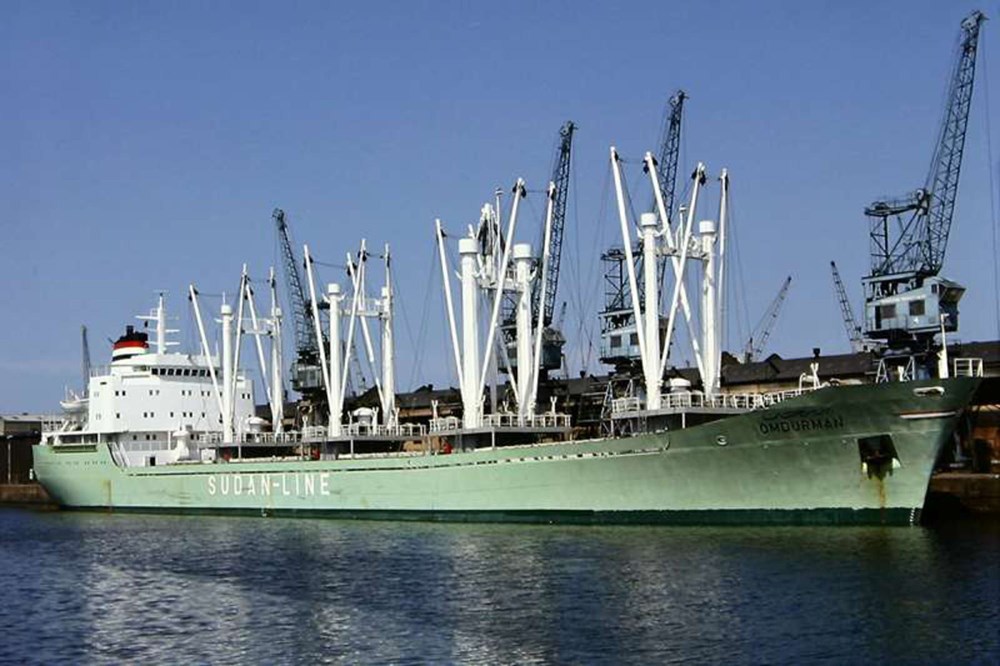 Teretni brod "Omdurman" izgrađen u Uljaniku za Sudance